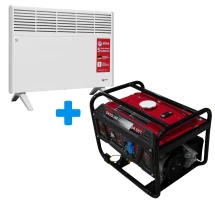 Комплект бензиновий генератор AWT 3800 + конвектор Roda Standard + RB3-1500WF AWT 16348