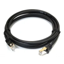 Патч-корд LW S/FTP Cat. 6a 0.5 м (PC005-C6A-050BK)