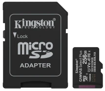 Карта пам'яті Kingston MicroSDXC 256GB UHS-I Class 10 + SD-адаптер (SDCS3/256GB)
