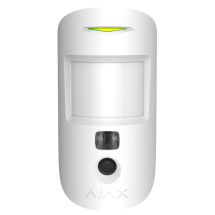 Беспроводной датчик движения Ajax HDR MotionCam (PhOD) з підтримкою фотоверифікації тривог, функцій «Фото за запитом» і «Фото за сценарієм» White (119282.310.WH1)