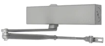 Доводчик дверной Cisa C1611.03.0.97 Professional Plus2 BC STD HO с фиксацией до 80 кг серый (37917)