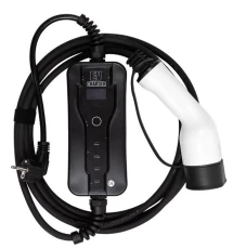 Зарядний пристрій для електромобіля HiSmart Type 2 - Schuko (220В), 16A, 3.6кВт, 1-фазний, 5м (EV200696)