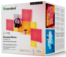 Умные световые панели Nanoleaf Blocks Combo XL с поддержкой HomeKit и Matter – 9 шт. (N8100K02-10CB)