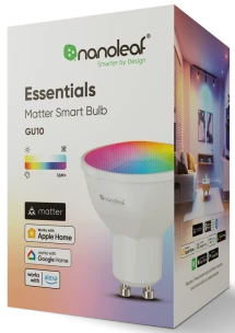 Умная лампа Nanoleaf Essentials Smart GU10, 5 Вт, Apple Homekit, Matter (NF080B02-1GU10)