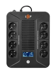 ДБЖ LogicPower LP-UL600VA-8PS (360Вт) Black (16160)