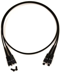 Патч-корд оптичний CMS SC/UPC-SC/UPC SM 3м Duplex (UPC-3SCSC(SM)D(ON)BK)