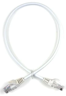 Патч-корд E-server UTP Cat.5e 0.5м (CAT.5E UTP CORD-0.5M-WHITE)
