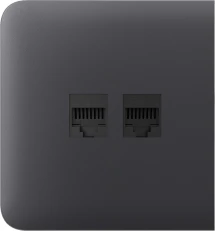 Боковая панель для встроенной интернет-розетки Ajax SideCover (LAN) Graphite (126215.319.GP)