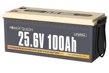 Акумулятор Power Queen 25.6V 100Ah, 2560Wh (PQ24V100)