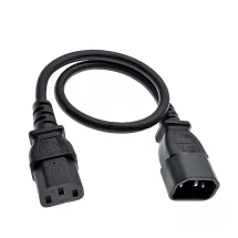 Кабель живлення Kingda С13-C14 0.3 м (PC6063-0.3m)