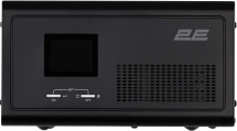 Інвертор 2E HI1600 1600W, 24V – 230V, LCD, AVR, 2xSchuko + DC output Black (2E-HI1600)