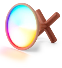 Портативна розумна лампа Nanoleaf Umbra Cono, RGBW, 2700-6500 K, 130 лм, Apple Homekit, Matter (SQUB01O00-1Co)