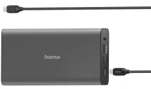 УМБ Hama PD-27W60 Universal 26800mAh 60W, PD Grey (00200012)