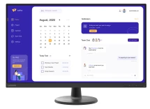 Монітор Lenovo C32u-40 31.5" Black (63DAGAT2UA)