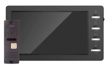 Комплект відеодомофону Arny AVD-7008FHD Black/Brown