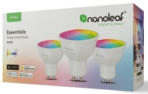 Розумна лампа Nanoleaf Essentials Smart GU10, 5 Вт, Apple Homekit, Matter — 3 шт. (NF080B02-3GU10)