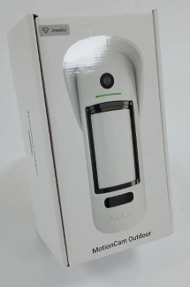 (Уцінка) Бездротовий вуличний датчик руху Ajax MotionCam Outdoor White