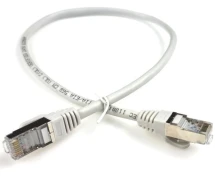 Патч-корд E-server STP CAT.6А, 0.5м (CAT.6A STP CORD-0.5M-GRY)