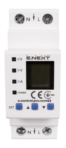 Реле напруги та струму E.Next e.control.pro.vcm63 (p0690103)