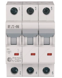 Автоматичний вимикач Eaton HL-C32/3 (3P, C, 32 А, 4.5 кА) White (194794)