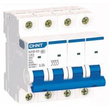 Автоматический выключатель Chint NXB-63 (4P, C50, 6kA) (814253)