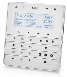 Клавиатура Satel INT-KSG-SSW White