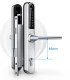 Умный дверной биометрический замок SEVEN LOCK SL-7761BF EN Silver фото 10