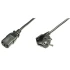 Кабель живлення Digitus Schuko 90 - C13 M/F 2.5 м Black (AK-440100-025-S) фото 3