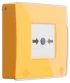 Бездротова програмована кнопка з механізмом скидання Ajax ManualCallPoint Jeweller Yellow (87651.171.NC1) фото 11