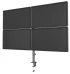 Кронштейн для 4 моніторiв Gembird MA-D4-01 Black фото 12