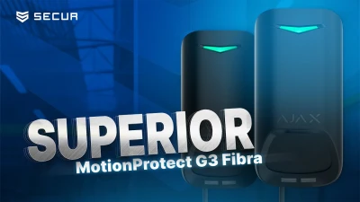 Ajax MotionProtect G3 Fibra | Датчик ПІДВИЩЕНИХ можливостей | Secur.ua